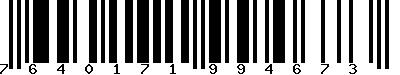 EAN-13 : 7640171994673