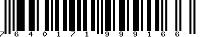 EAN-13 : 7640171999166