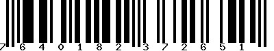 EAN-13 : 7640182372651