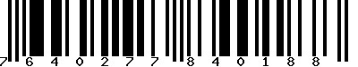 EAN-13 : 7640277840188