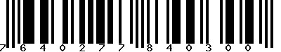 EAN-13 : 7640277840300