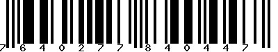 EAN-13 : 7640277840447