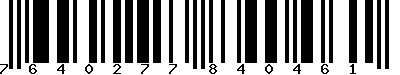 EAN-13 : 7640277840461