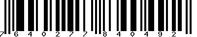 EAN-13 : 7640277840492