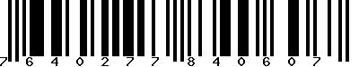 EAN-13 : 7640277840607 EAN-13 : 7640277840607