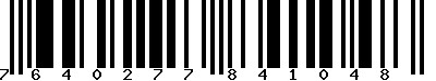 EAN-13 : 7640277841048