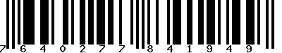 EAN-13 : 7640277841949