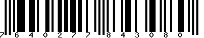 EAN-13 : 7640277843080