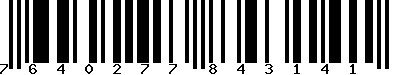 EAN-13 : 7640277843141