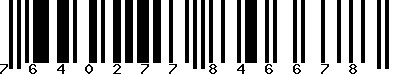 EAN-13 : 7640277846678