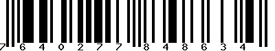 EAN-13 : 7640277848634 EAN-13 : 7640277848634