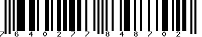 EAN-13 : 7640277848702