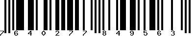 EAN-13 : 7640277849563