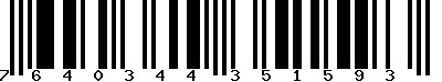 EAN-13 : 7640344351593
