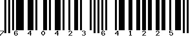 EAN-13 : 7640423641225
