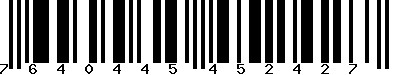 EAN-13 : 7640445452427