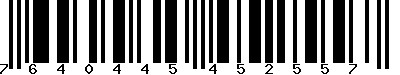 EAN-13 : 7640445452557