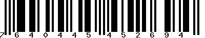 EAN-13 : 7640445452694