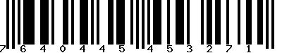 EAN-13 : 7640445453271