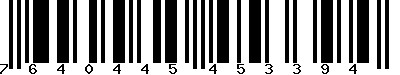 EAN-13 : 7640445453394
