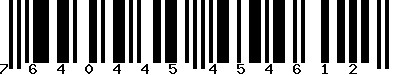 EAN-13 : 7640445454612