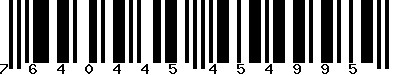 EAN-13 : 7640445454995