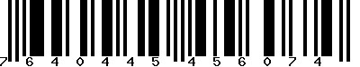 EAN-13 : 7640445456074