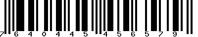 EAN-13 : 7640445456579 EAN-13 : 7640445456579