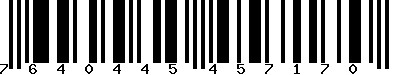 EAN-13 : 7640445457170