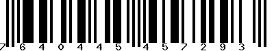 EAN-13 : 7640445457293