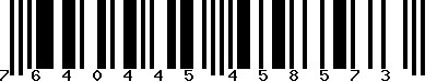 EAN-13 : 7640445458573