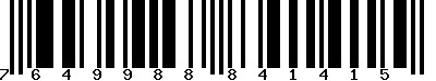 EAN-13 : 7649988841415