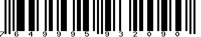 EAN-13 : 7649995932090
