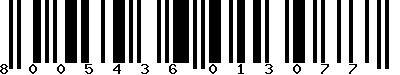EAN-13 : 8005436013077
