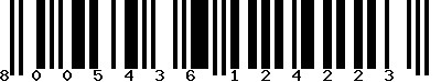 EAN-13 : 8005436124223 EAN-13 : 8005436124223