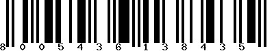 EAN-13 : 8005436138435 EAN-13 : 8005436138435
