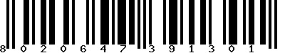 EAN-13 : 8020647391301 EAN-13 : 8020647391301
