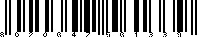 EAN-13 : 8020647561339