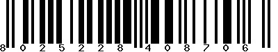 EAN-13 : 8025228408706 EAN-13 : 8025228408706