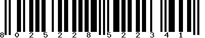 EAN-13 : 8025228522341
