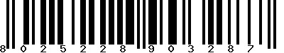 EAN-13 : 8025228903287 EAN-13 : 8025228903287