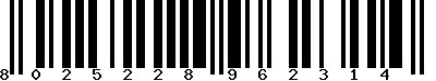 EAN-13 : 8025228962314