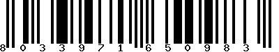 EAN-13 : 8033971650983