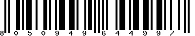 EAN-13 : 8050949644997