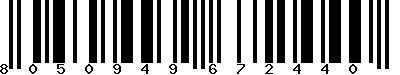 EAN-13 : 8050949672440 EAN-13 : 8050949672440