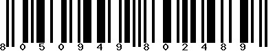 EAN-13 : 8050949802489