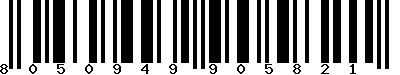 EAN-13 : 8050949905821 EAN-13 : 8050949905821