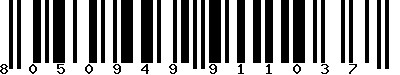 EAN-13 : 8050949911037