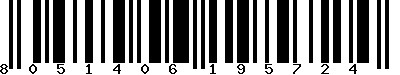 EAN-13 : 8051406195724 EAN-13 : 8051406195724