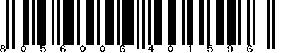 EAN-13 : 8056006401596 EAN-13 : 8056006401596